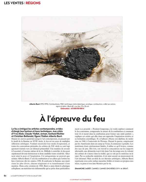 A l'épreuve du feu