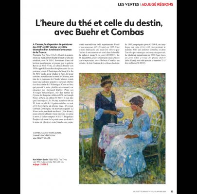 L'heure du thé et celle du destin, avec Buehr et Combas