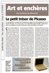 Nice Matin Le petit trésor de Picasso Lire