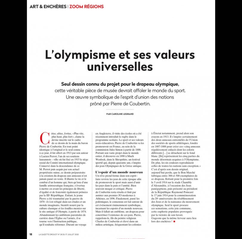 L'olympisme et ses valeurs universelles