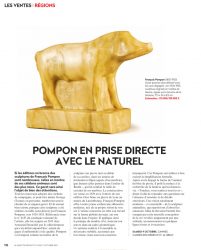 Gazette Drouot Pompon en prise directe avec le naturel