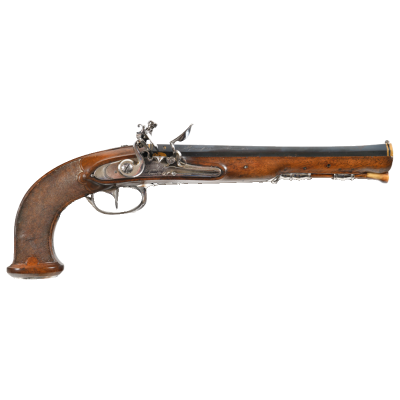 BOUTET à Versailles Beau et fin pistolet à silex d’officier vendu 9 271,00 € le 28 juillet